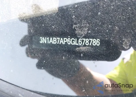 2016 Nissan Sentra Sv from USA, damaged, VIN 3N1AB7AP6GL678786